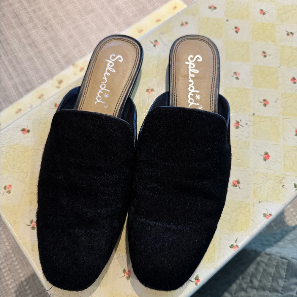 Splendid Luxe Black Slip-On Shoes